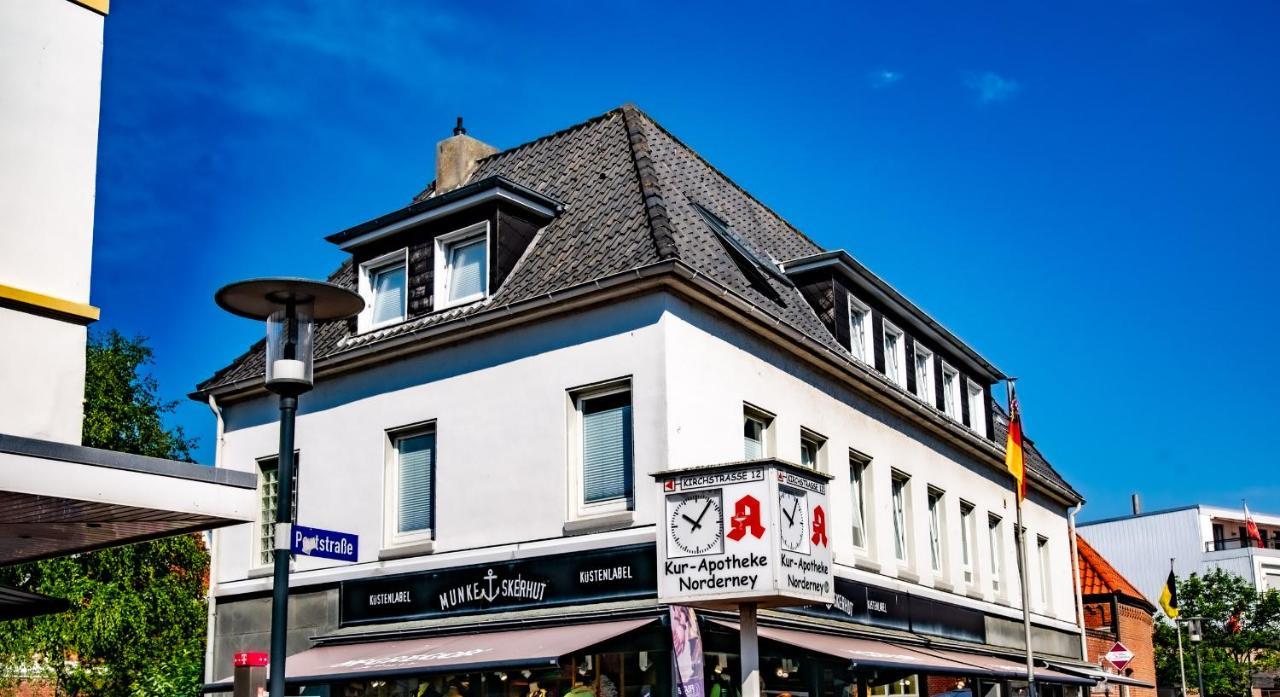 Westwind Im Haus Portscher Norderney Eksteriør billede
