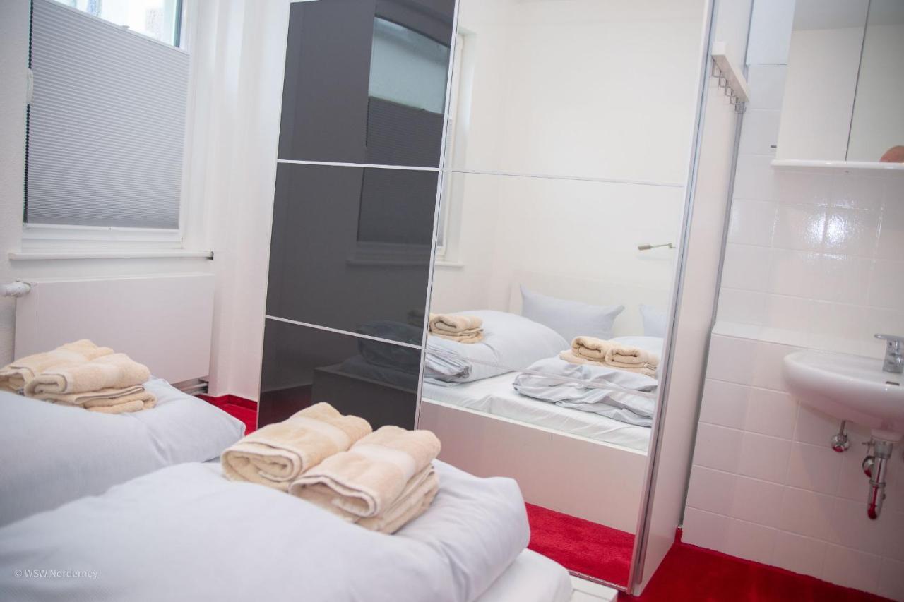 Westwind Im Haus Portscher Norderney Eksteriør billede