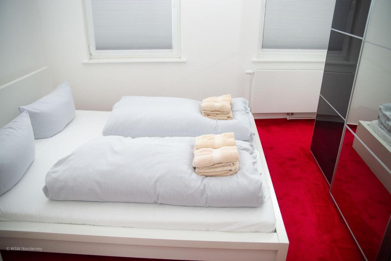 Westwind Im Haus Portscher Norderney Eksteriør billede